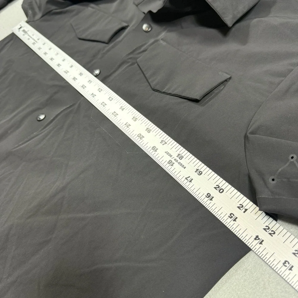 The North Face Black Series Black Snap Shirt Windwall Urban Explore Size Medium‎